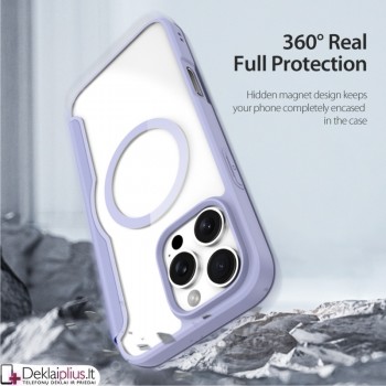 Dux Ducis Skin X Pro dirbtinos odos dėklas violetinis su magsafe (Apple Iphone 16 Pro Max) Dux Ducis Skin X Pro dirbtinos odos dėklas violetinis su magsafe (Apple Iphone 16 Pro Max)